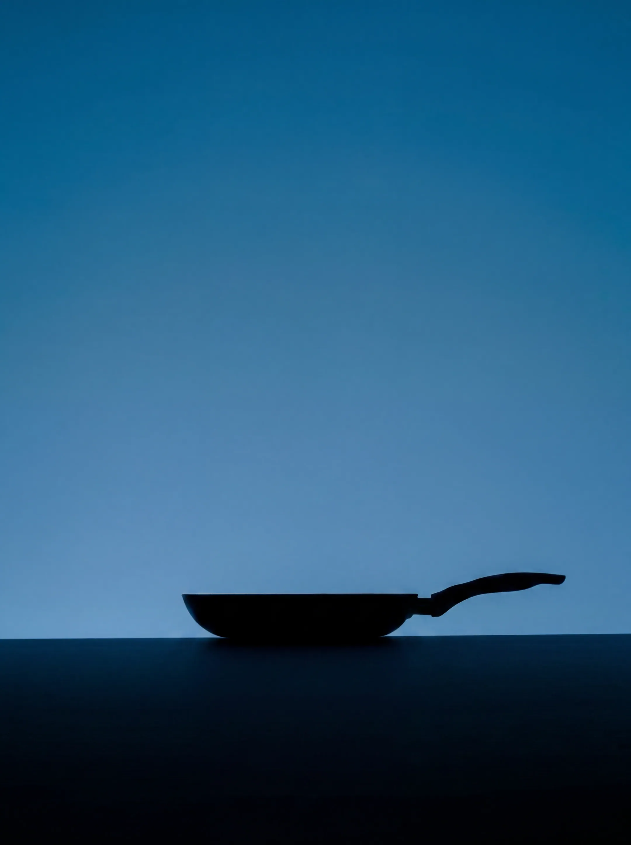 A frying pan on the stove